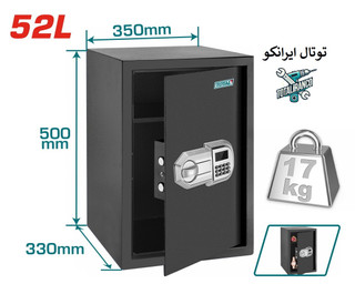 گاوصندوف 52 لیتری الکترونیک توتال مدل TESF5001