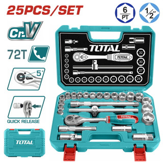 جعبه بکس 25 پارچه اصلی توتال مدل THT121251